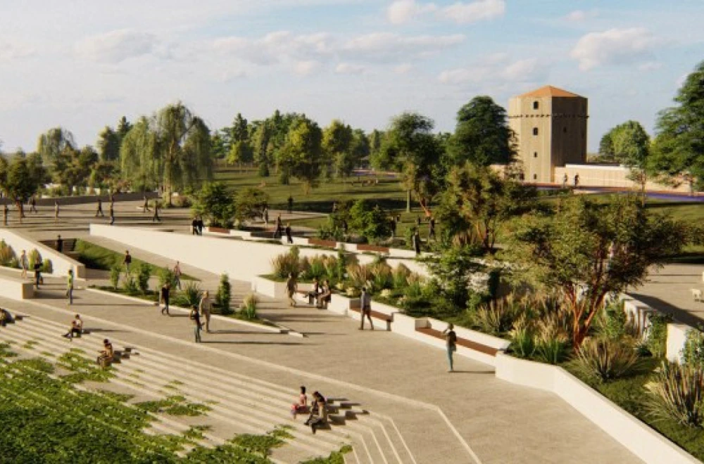Linijski park u zoni Marine Dorćol